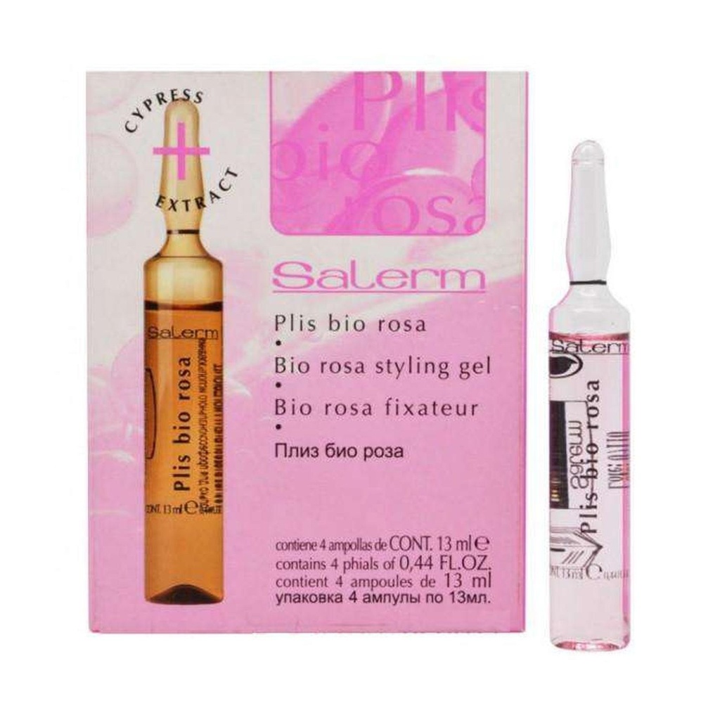 SALERM AMPOLLAS PLIS BIO ROSA PLACENTA 4 UNIDADES