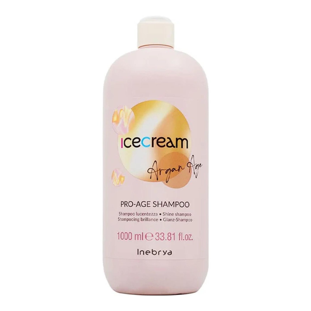 INEBRYA ICE CREAM ARGAN AGE CHAMPÚ ACEITE DE ARGAN 1000ml